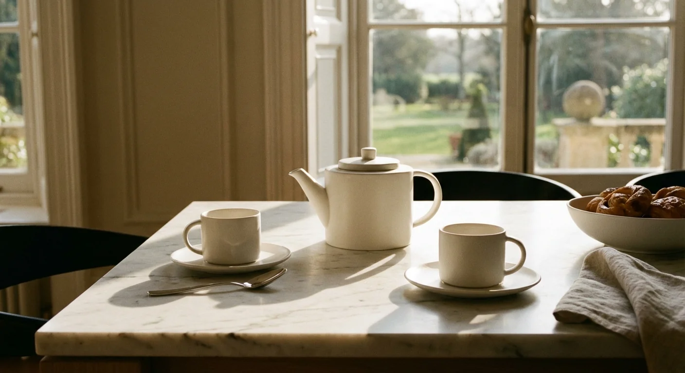 Servizio in bone china e ceramica